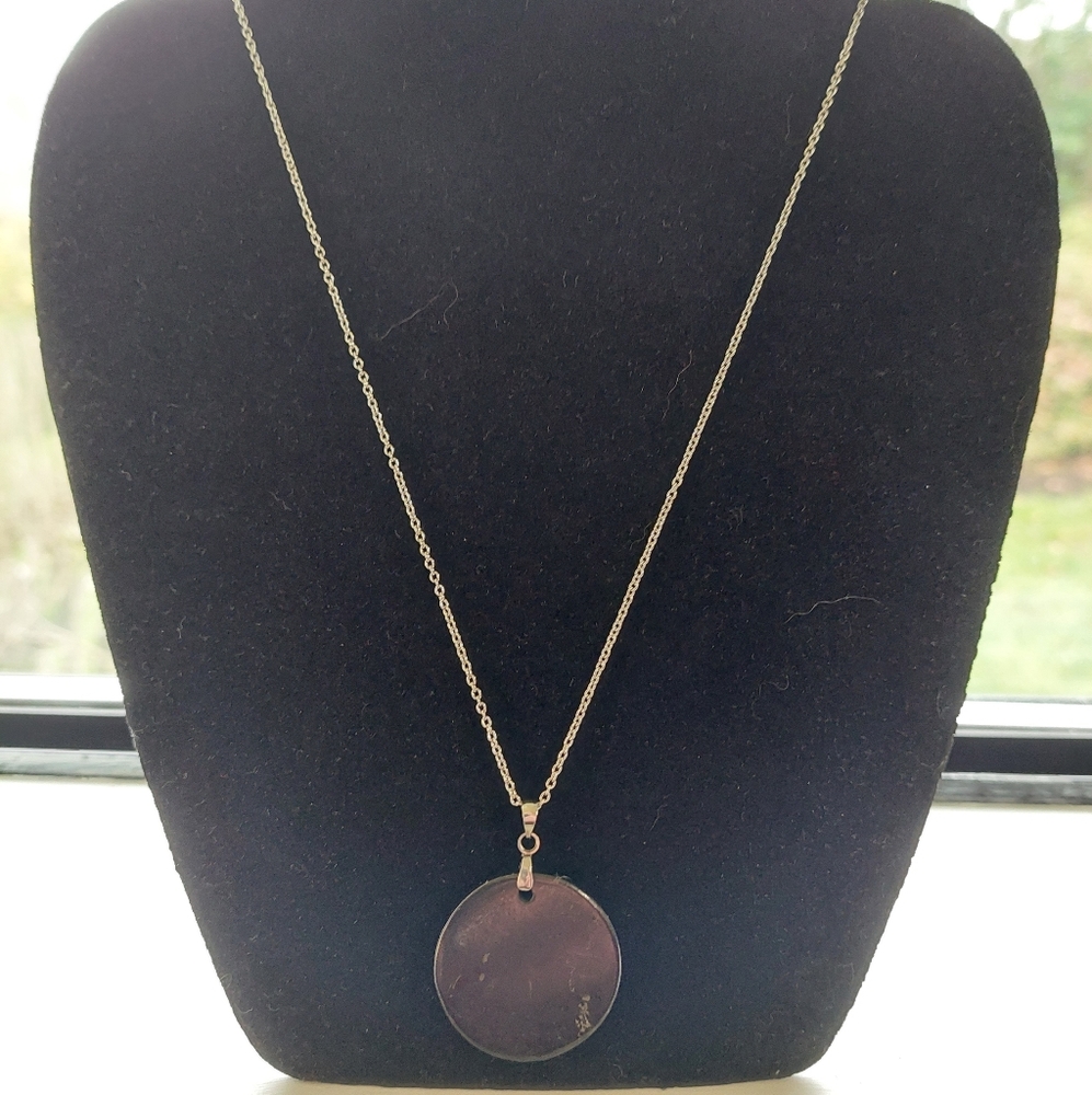 Shungite Pendant Necklace NWOT